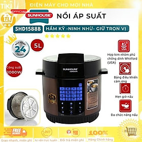 Mua Nồi áp suất điện tử đa năng Sunhouse Mama SHD1588B- Hàng chính hãng