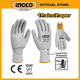 Mua INGCO HGCG02-XL Mới 2024 - Găng tay chống cắt  cấp độ 5