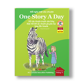 Sách - One Story A Day - CUỐN 11 : 365 câu chuyện phát triển IQ, EQ cho bé - Bản song ngữ tặng kèm file nghe