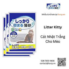 Gagette Cát Nhật Trắng Cho Mèo Litter Kitty Pet
