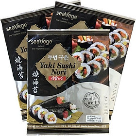 Rong biển Cuộn cơm Yaki Sushi Nori 20G - Combo 02 Gói