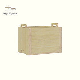 Mua HAPPY FURNITURE   Gỗ tự nhiên   Thùng lưu trữ gỗ Plywood - GAMOR   TLT_026   45cm x 30cm x 35cm DxRxC
