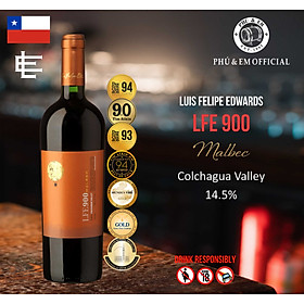 Rượu Vang Đỏ Chile Luis Felipe Edwards LFE900 Malbec