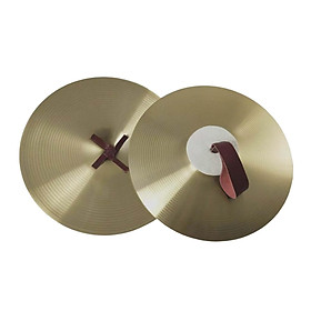 Crash Cymbal Rhythm Beat Alloy Percussion Hand Cymbals for Drum Players Practice