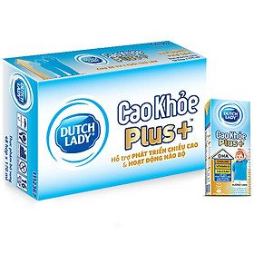 Thùng 48 Hộp Sữa Uống Pha Sẵn Dutch Lady Cô Gái Hà Lan Cao Khỏe Plus+ (48X170ml)