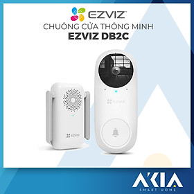 Bộ chuông cửa thông minh kèm chuông báo Ezviz DB2C