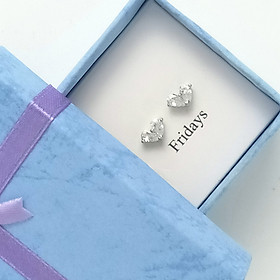 Phụ Kiện Bông Tai thời trang dễ thương sang trọng chất lượng từ kiểu dáng hình trái tim mã s8.1