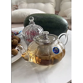 Mua Ấm trà thuỷ tinh 600ml tay vồng