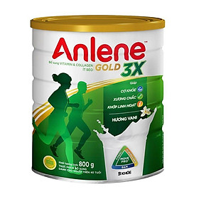 Sữa bột Anlene Gold 3X Hương Vani 800g- 9415007053286