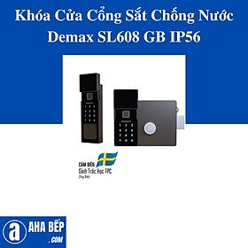 Khóa Cửa Cổng Sắt Chống Nước Dremax SL608 GB IP56. Hàng Chính Hãng