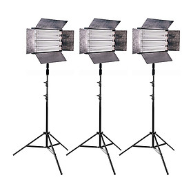 Bộ Kits Phòng Quay Chuyên Nghiệp (3 Đèn Kino 4 Bóng - 660W)