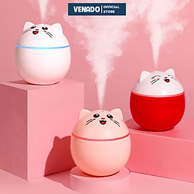 Máy phun sương tạo độ ẩm mini hình Mèo cute Venado