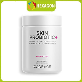 Viên lợi khuẩn CodeAge Skin Probiotic, 60 Capsules