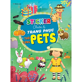 Sticker chuẩn bị trang phục cho thú cưng - Pets (ND)