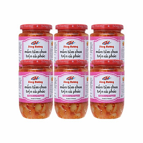 Mắm Tôm Chua Trộn Cà Pháo Sông Hương 430g combo 6 hũ