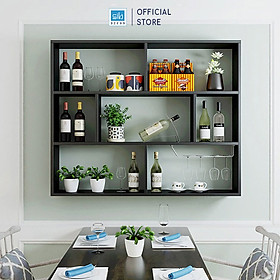 Mua Kệ Gỗ Treo Tường Chữ Nhật Nhiều Ngăn Để Sách Khổ A4  Đồ Dùng Trang Trí  Tranh Ảnh SIB Decor KT223