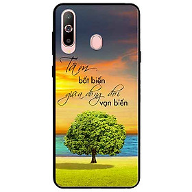 Ốp lưng in cho Samsung A8s Mẫu Tâm Bất Biến