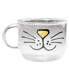 Hình ảnh Cute Cat Kitten Face juice Water Milk Coffee Cup Glass Beverage Drink Mug