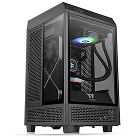 Mua Vỏ Case Thermaltake The Tower 100 Mini Chassis Black - Hàng Chính Hãng