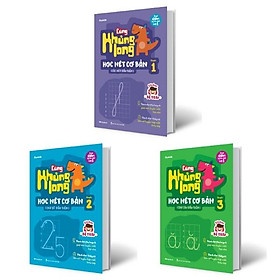 Combo Cùng Khủng Long Học Nét Cơ Bản - Bé Trai: Quyển 1 + 2 + 3