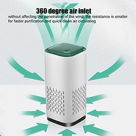Máy lọc không khí mini Home Car Mini Air Purifier Cleaner Mute Negative Ion Filter