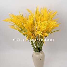 Mua Bông Lúa Giả Trang Trí Decor gồm 3 nhánh cành dài 90cm.