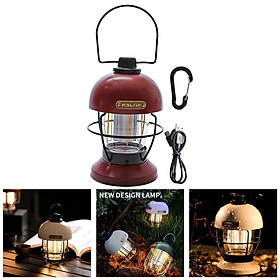 Camping Lantern Tent Lamp 3 Modes Rechargeable LED Light for Emergency, Picnic, Hiking