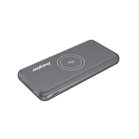 Sạc dự phòng Energizer 10,000mAh /3.7V Li-Polymer - QE10007PQ - Tích hợp sạc không dây & Sạc nhanh đa nền tảng - hàng chính hãng