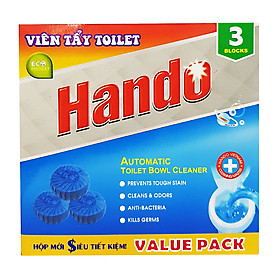Viên tẩy sạch và làm thơm xanh Hando 3 viên Value Pack