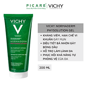 Sữa Rửa Mặt Dạng Gel Giúp Làm Sạch Sâu Và Giảm Bã Nhờn Trên Da Normaderm Phytosolution Intensive Purifying Gel 200Ml