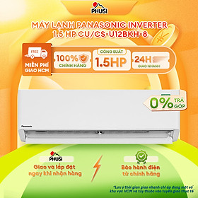 Máy lạnh Panasonic Inverter 1 HP CU/CS-U9BKH-8 / 1.5 HP CU/CS-U12BKH-8 - Mẫu mới 2025 - Hàng Chính Hãng, Mới 100