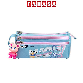 Bóp Viết Vải Happy Everyday - Yescholar 9205 - Màu Xanh