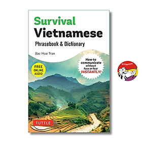 Sách - Survival Vietnamese Phrasebook & Dictionary | Từ điển Anh Việt / Khổ nhỏ bỏ túi / Nhập khẩu