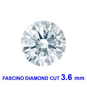 Kim Cương Nhân Tạo FASCINO GEMS Màu Trắng - Dạng Tròn - Full Size
