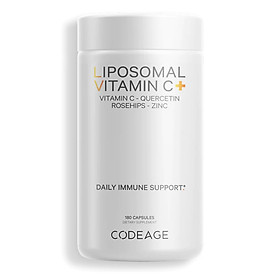 Viên Uống Vitamin C Chống Oxy Hóa, Tăng Cường Miễn Dịch Codeage Liposomal Vitamin C (180 Viên)