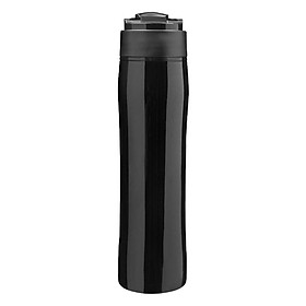 Portable French Press Coffee Maker Vacuum Insulated Travel Mug Stainless Steel Coffee Tea Maker Bottle for Hiking, Camping, Outdoors