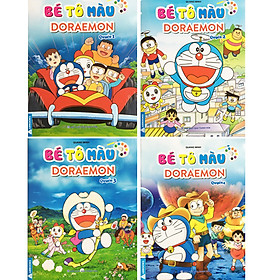 [Download Sách] Combo 4 Cuốn Bé Tập Tô Màu Doremon