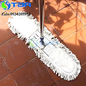 Mua Cây lau sàn công nghiệp bản 80cm cán tăng đơ nhập khẩu cao cấp sợi cotton màu trắng siêu bền siêu thấm hút