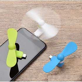 Mua Quạt cắm cổng sạc điện thoại  loa bluetooth  pin sạc sự phòng ... mini - Giao màu ngẫu nhiên ( Tặng kèm nút kẹp cao su giữ dây điện cố định ngẫu nhiên )