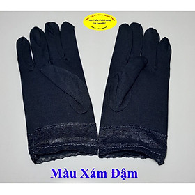 BAO TAY CHỐNG NẮNG 1 LỚP LOẠI 3 TẤC BÍT NGÓN Không in hình Có ren cổ tay Chất liệu thun lạnh mềm êm co giãn