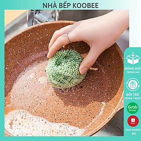Mua Miếng cọ xoong nồi chảo chống dính không gây trầy xước  hư hỏng lớp men - Miếng chà vệ sinh KooBee (CSNC15)