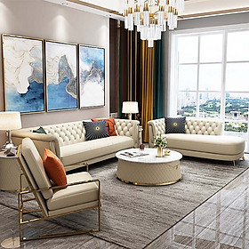 Mua Bộ Sofa Phòng Khách Hiện Đại Kết Hợp Ghế Thư Giãn Thoải Mái DP-SNK10