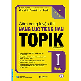 Download sách Cẩm Nang Luyện Thi Năng Lực Tiếng Hàn TOPIK I Basic (Tặng Kèm CD)