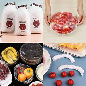 Mua Túi 100 Màng Bọc Thực Phẩm Có Chun Co Dãn Tái Sử Dụng Kèm Túi Gấu