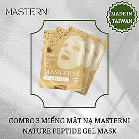 COMBO 3 MIẾNG MẶT NẠ MASTERNI NATURE PEPTIDE GEL MASK 