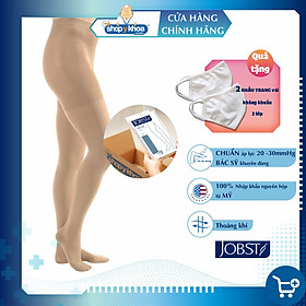 Vớ y khoa quần JOBST Relief - Cơ bản, màu da, kín ngón, 20-30mmHg, giãn tĩnh mạch chân (tất y khoa)