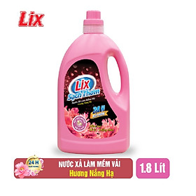 Nước xả làm mềm vải Lix sạch thơm hương nắng hạ 1.8L - 17601