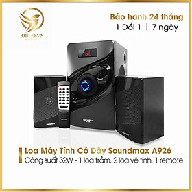 Hình ảnh Loa Máy Vi Tính Soundmax A926 Loa Laptop Nghe Nhạc Loa Âm Thanh Để Bàn Có Dây –hàng chính hãng