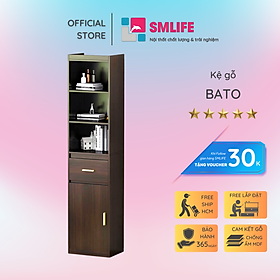 Mua Kệ đỡ sách bằng gỗ thiết kế đơn giản SMLIFE Bato