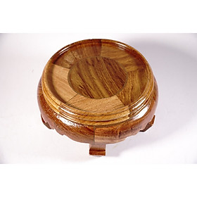 Mua Kỷ tròn - đôn chân tròn - Đế kê bát hương gỗ hương Mặt 18cm cao 9cm